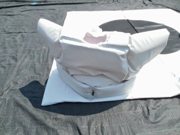jeu de sumos en mousse et bâche PVC, Bonhomme de neige, avec accessoires