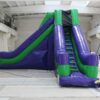 Toboggan gonflable ventilé pour bord de piscine, non-décoré.