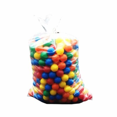 Sac de 500 boules 75mm multicolores pour piscine a balles.