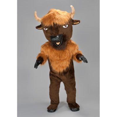 Costume peluche de qualité ou mascotte pour se déguiser en bison.