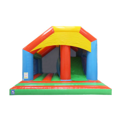 Multiplay gonflable basico avec bâche de toit et toboggan gonflable.