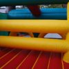 Parcours gonflable jungle run avec jeux