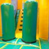 Parcours gonflable de jeu avec obstacles