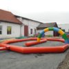 Mini circuit gonflable karting