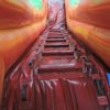 Toboggan gonflable aquatique Aloha splash avec grimpette.