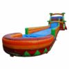 Toboggan gonflable aquatique aloha splash