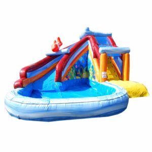 Toboggan pataugeoire aquamundo lagon