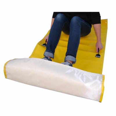 Tapis de glisse adulte pour toboggan.