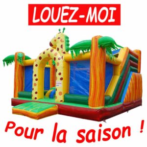 Location château gonflable girafun