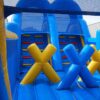 Parcours gonflable challenge toboggan