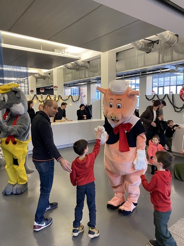 Déguisement mascotte loup