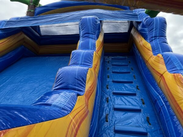 Toboggan gonflable Niagara grimpette.