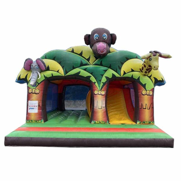 Château toboggan gonflable zoo