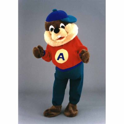 Déguisement écureuil à la casquette.