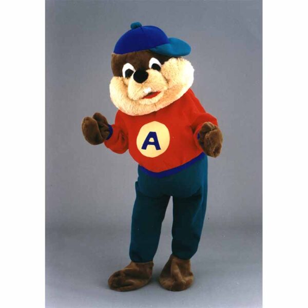 Déguisement écureuil à la casquette.