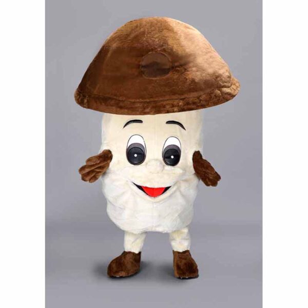 Déguisement mascotte champignon cèpe.