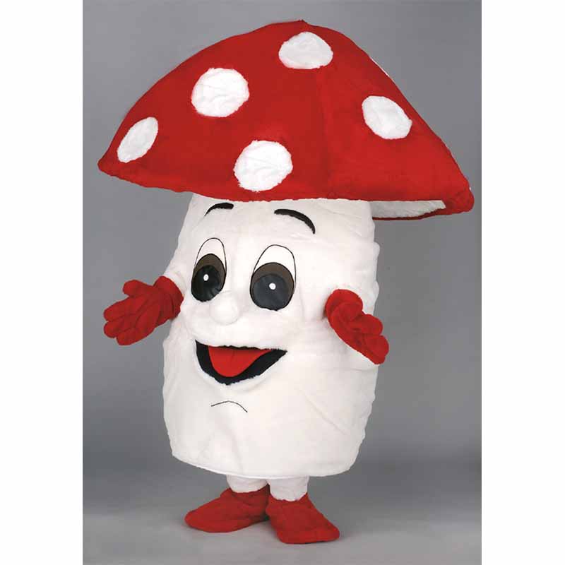 Mascotte champignon amanite tue mouches à ne pas croquer.