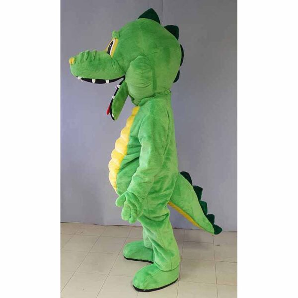 Mascotte déguisement crocodile.
