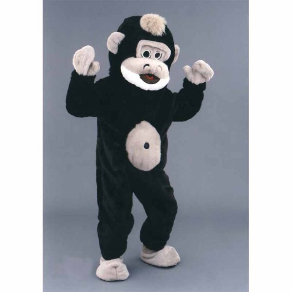 Mascotte grand singe, déguisement en peluche de qualité.