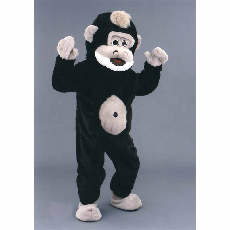 Mascotte grand singe, déguisement en peluche de qualité.