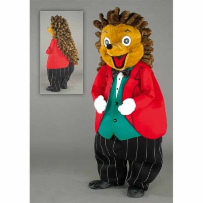 Mascotte hérisson, un déguisement qui a du style.