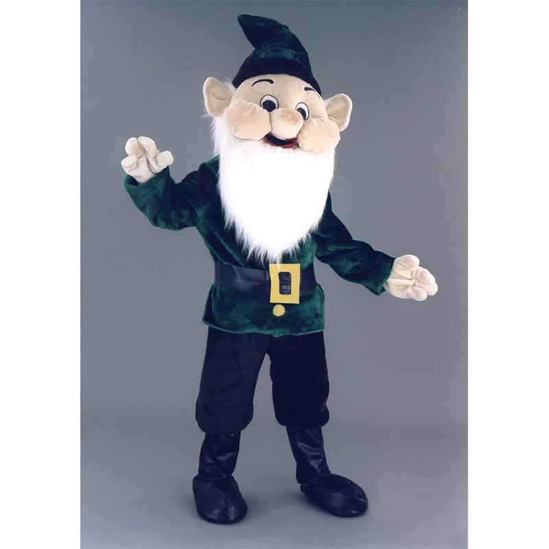 Mascotte lutin, déguisement en peluche de qualité.