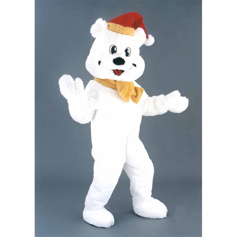 Mascotte Ours Noël, le déguisement de fin d'année.