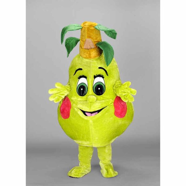 Mascotte poire, déguisement fruit original