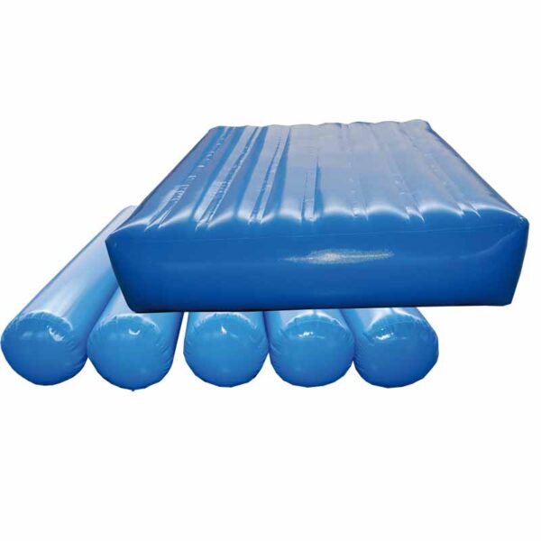 Plateau roulant gonflable pour animations.
