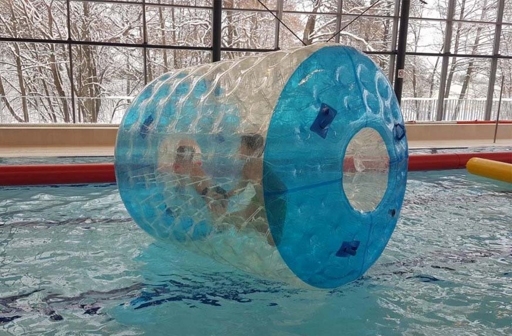 Water roller gonflable petit TPU pour des animations