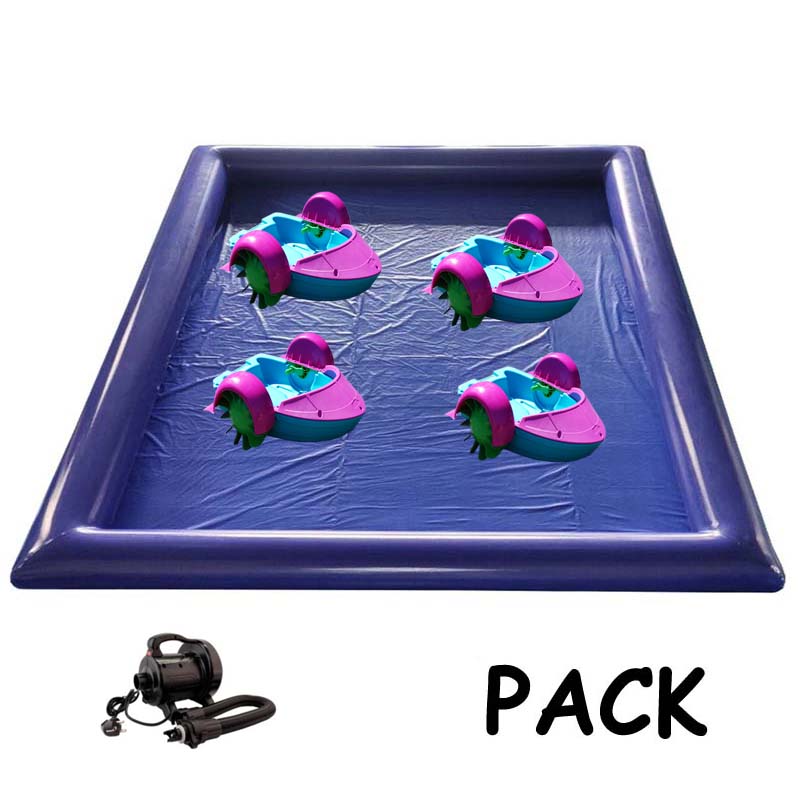 Pack bateaux Mississippi avec bassin gonflable