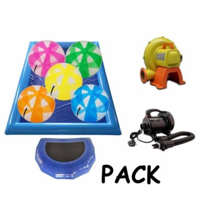 Pack waterballs professionnelle avec bassin