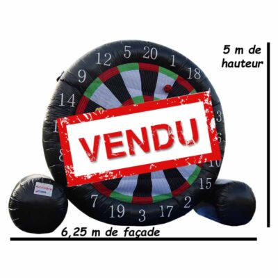 Cible foot gonflable vendu