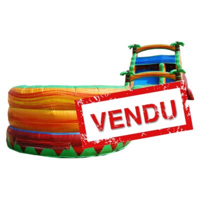 Toboggan gonflable aquatique vendu