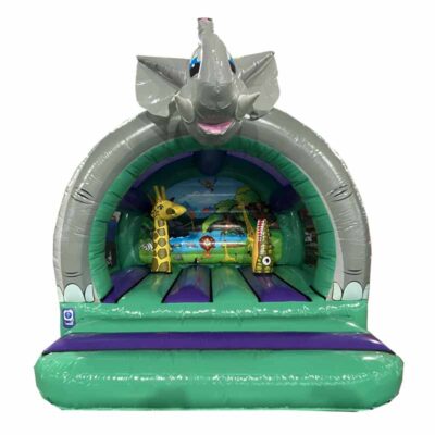 Château gonflable jeux éléphant