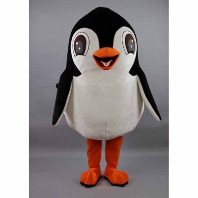 Mascotte pingouin pour des animations professionnelles