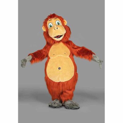 Mascotte singe orang-outan, déguisement professionnel