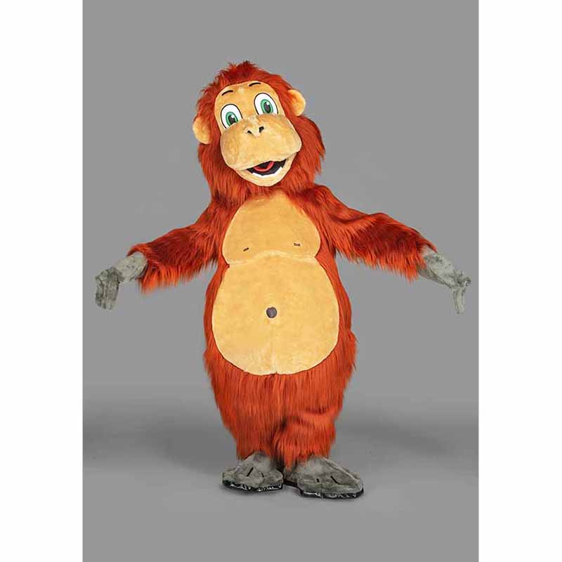 Mascotte singe orang-outan, déguisement professionnel