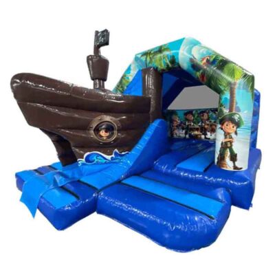 Château gonflable toboggan pirate