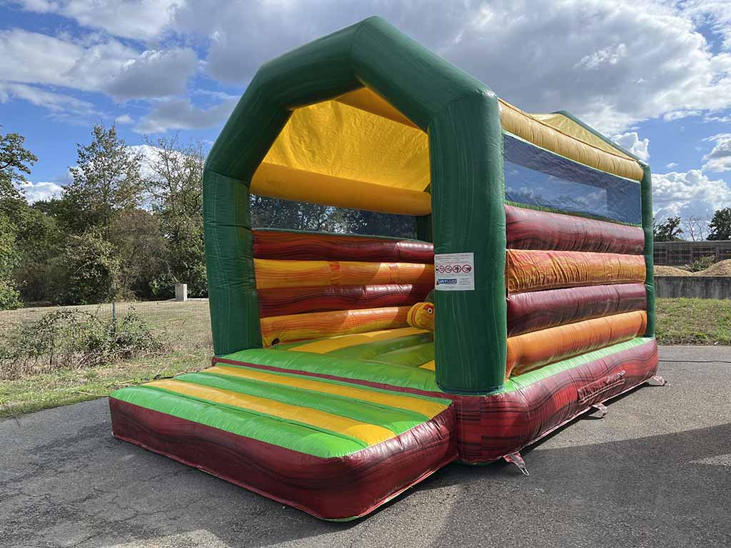 Château gonflable occasion tortue avec toit