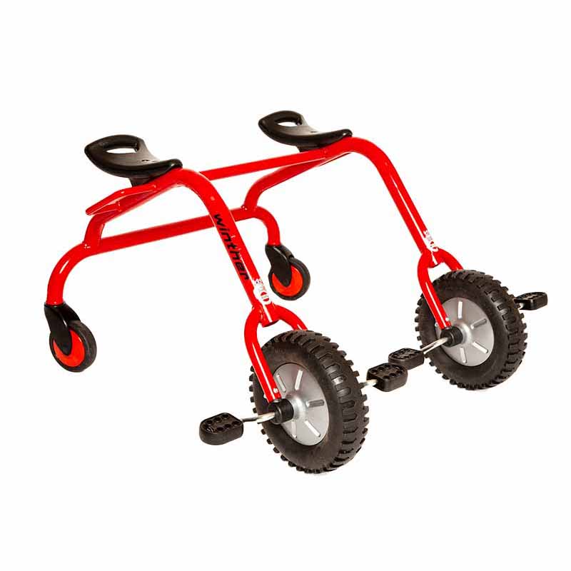 Vélo duo enfants ou twin bike. Un jeu roulant à deux.